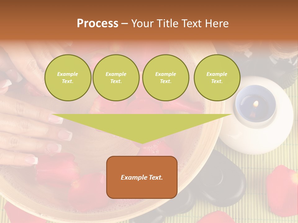 White Lacquer Green PowerPoint Template