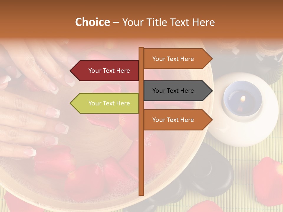 White Lacquer Green PowerPoint Template