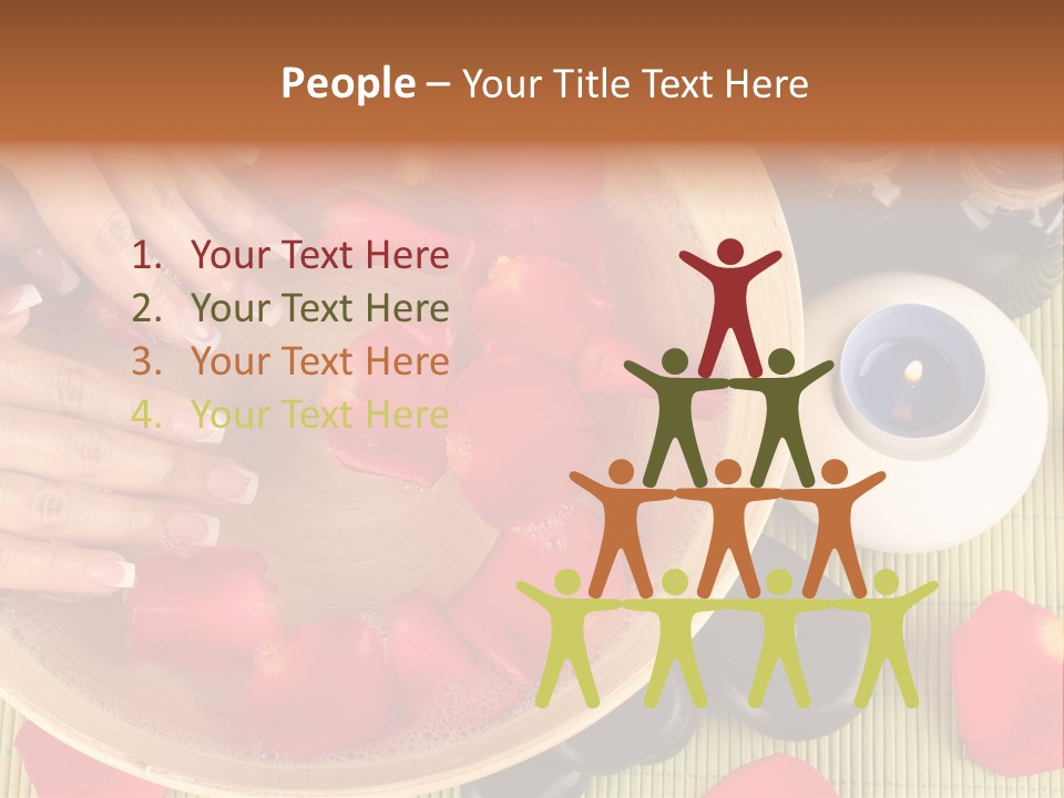 White Lacquer Green PowerPoint Template