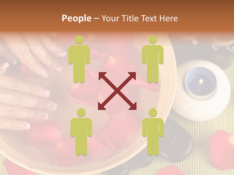 White Lacquer Green PowerPoint Template