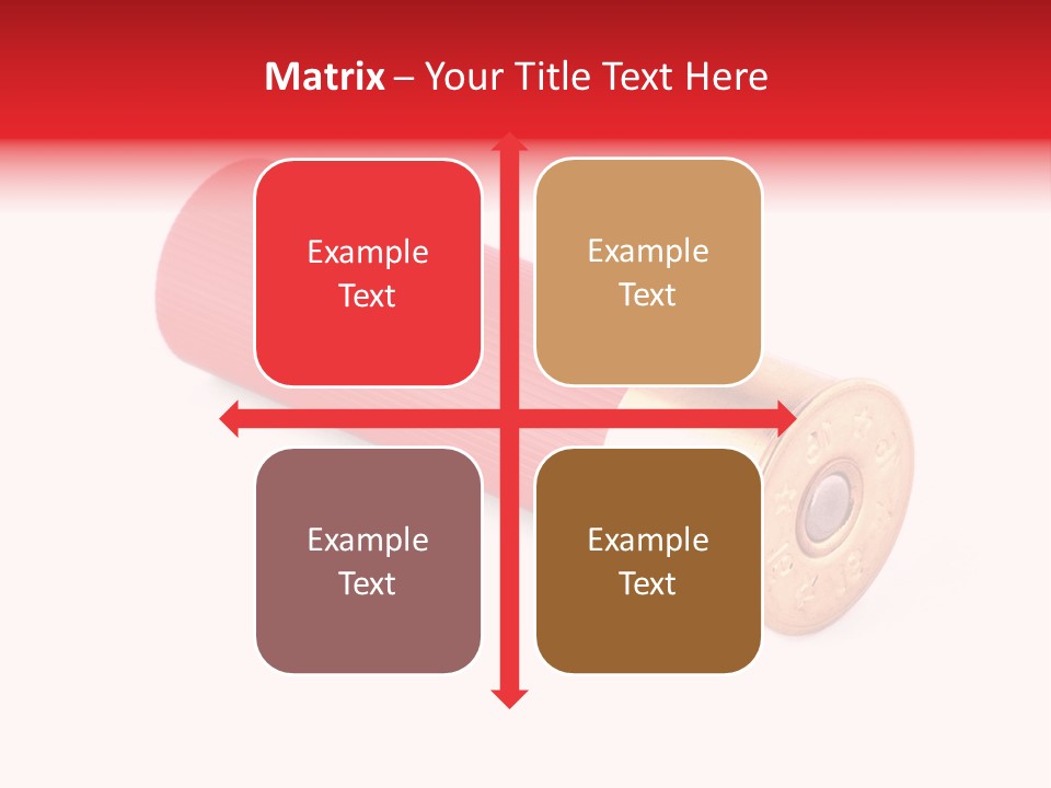 Handgun Bore Gun PowerPoint Template