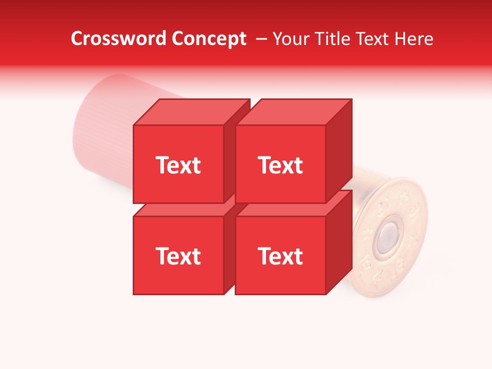 Handgun Bore Gun PowerPoint Template