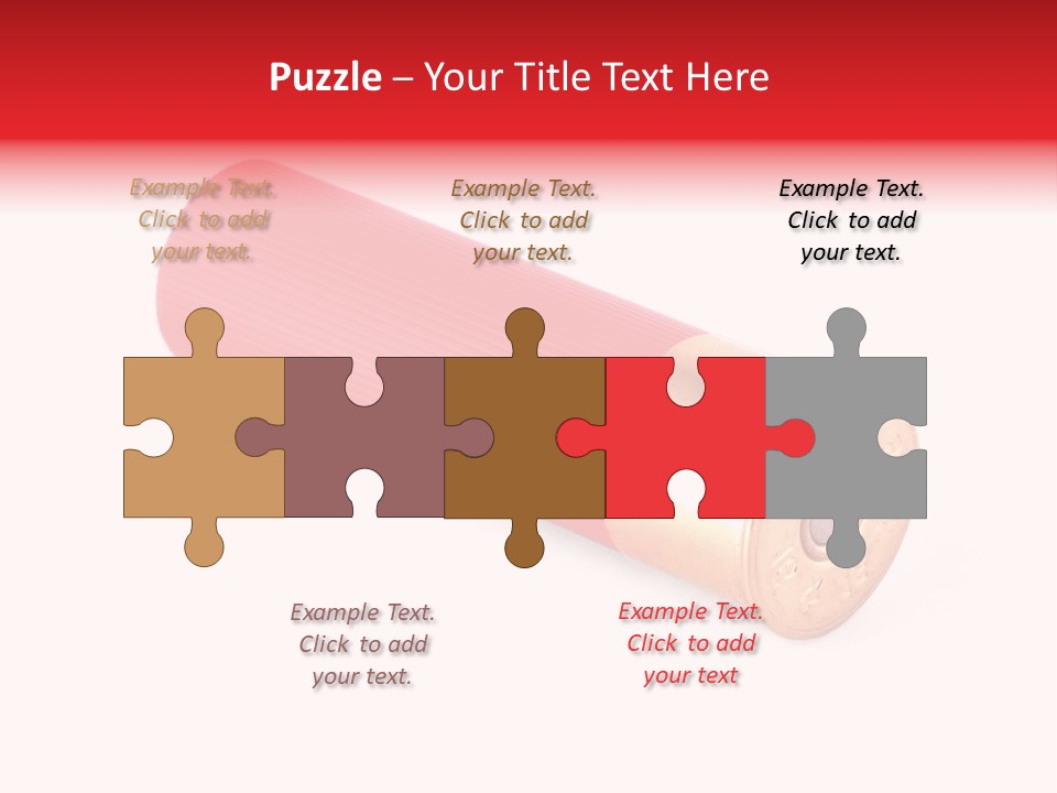 Handgun Bore Gun PowerPoint Template