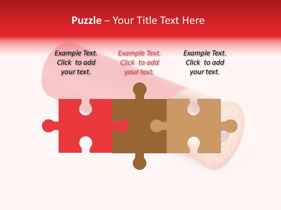 Handgun Bore Gun PowerPoint Template