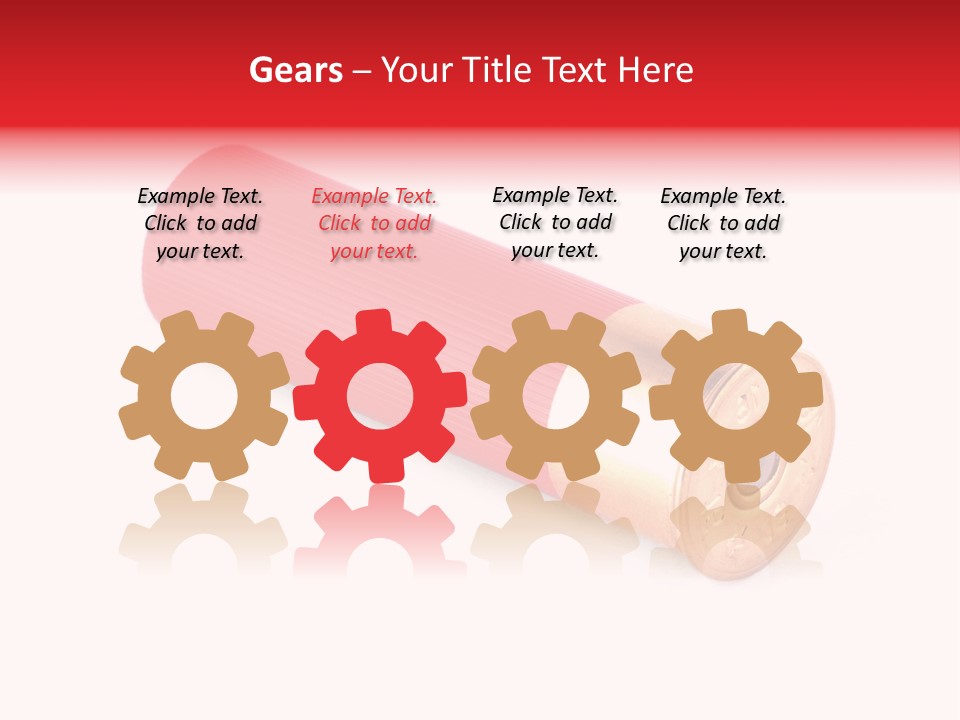 Handgun Bore Gun PowerPoint Template