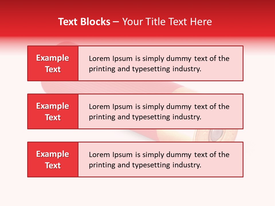 Handgun Bore Gun PowerPoint Template