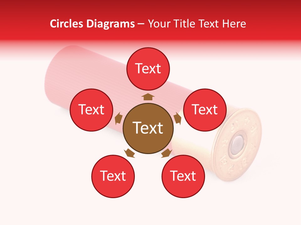 Handgun Bore Gun PowerPoint Template