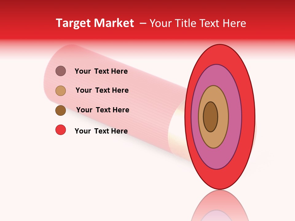 Handgun Bore Gun PowerPoint Template