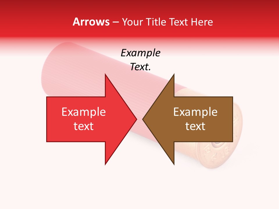 Handgun Bore Gun PowerPoint Template
