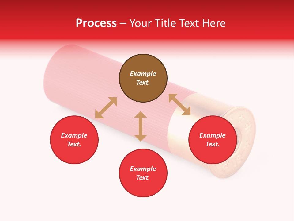 Handgun Bore Gun PowerPoint Template