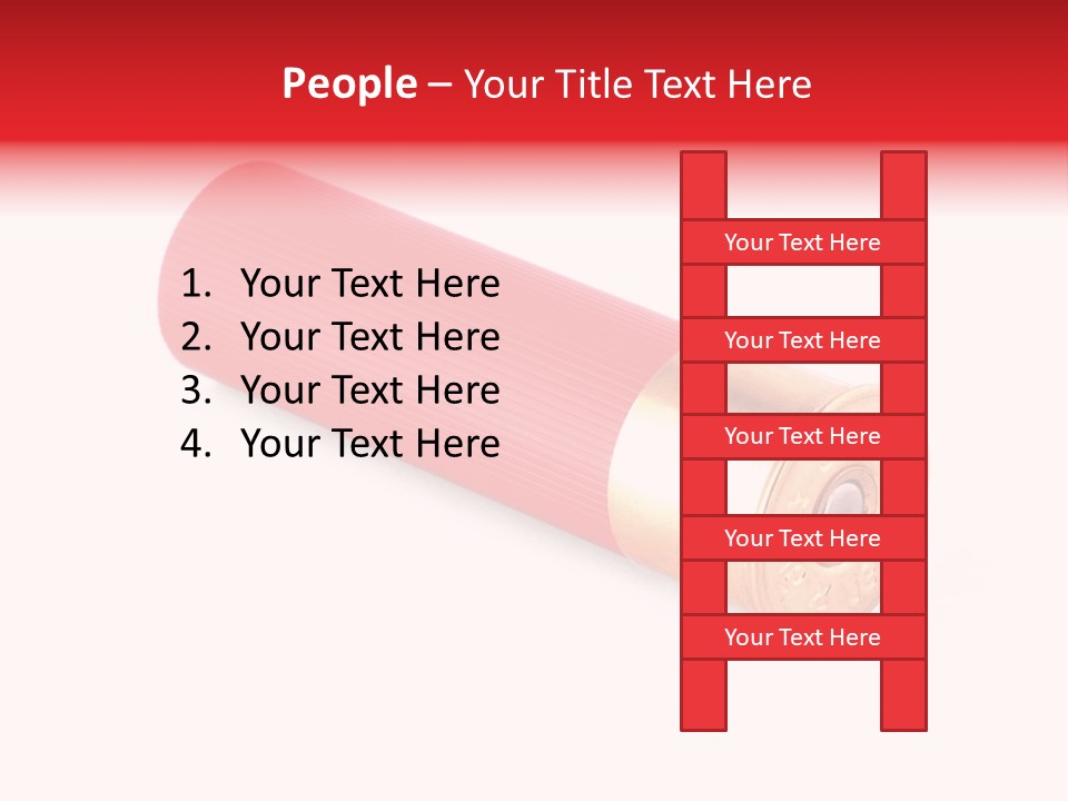 Handgun Bore Gun PowerPoint Template