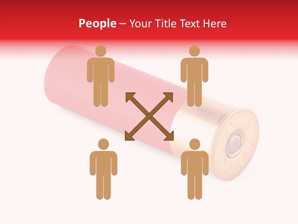 Handgun Bore Gun PowerPoint Template