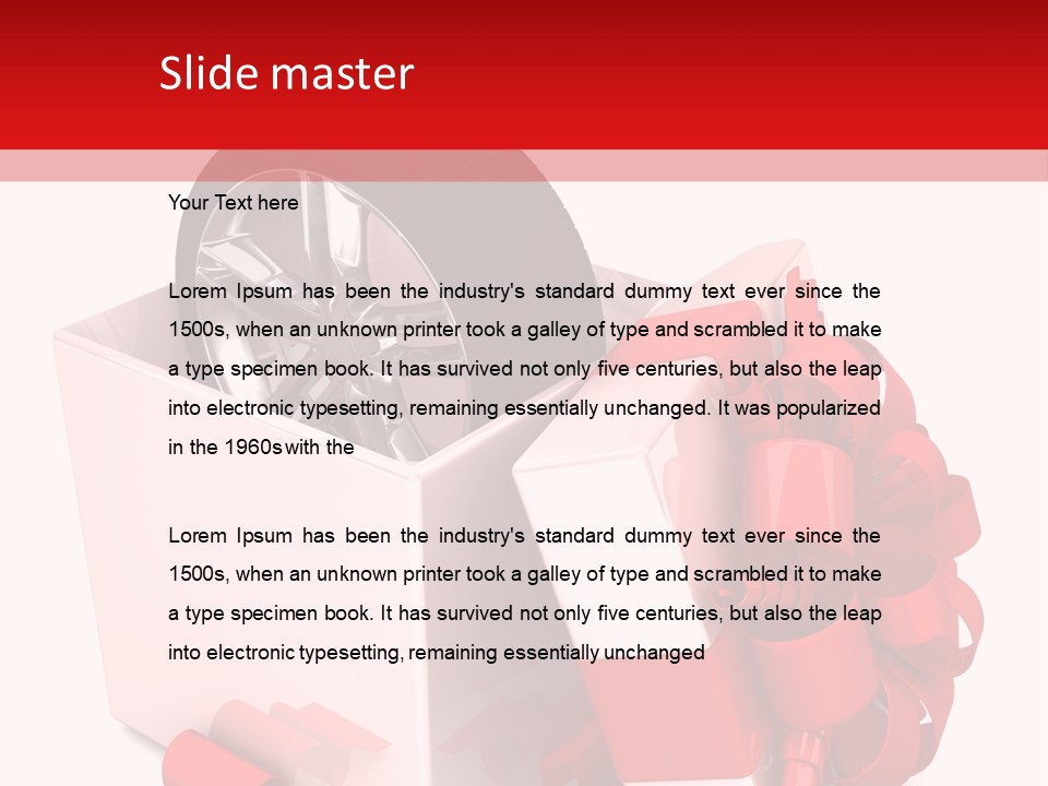 Auto Profile Shopping PowerPoint Template