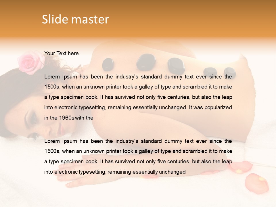 Health Lady Aroma PowerPoint Template