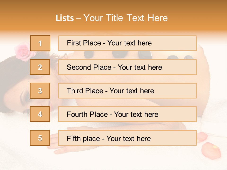 Health Lady Aroma PowerPoint Template