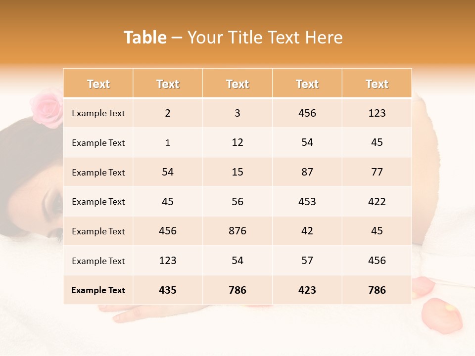 Health Lady Aroma PowerPoint Template