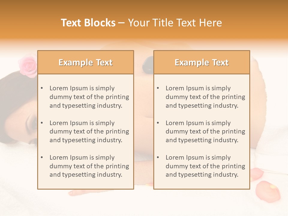 Health Lady Aroma PowerPoint Template