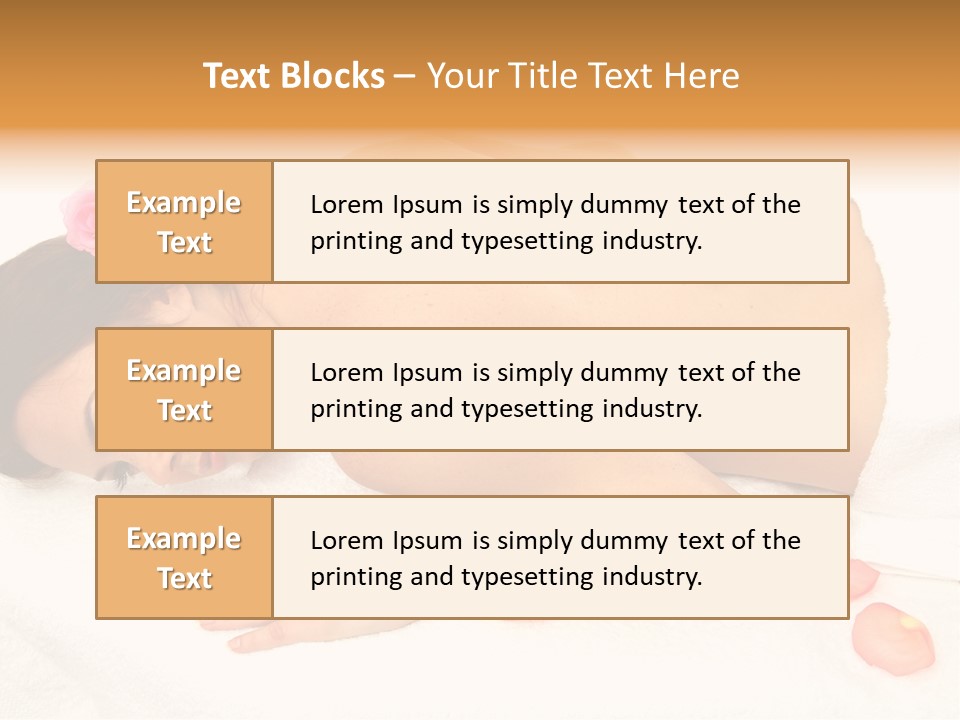 Health Lady Aroma PowerPoint Template