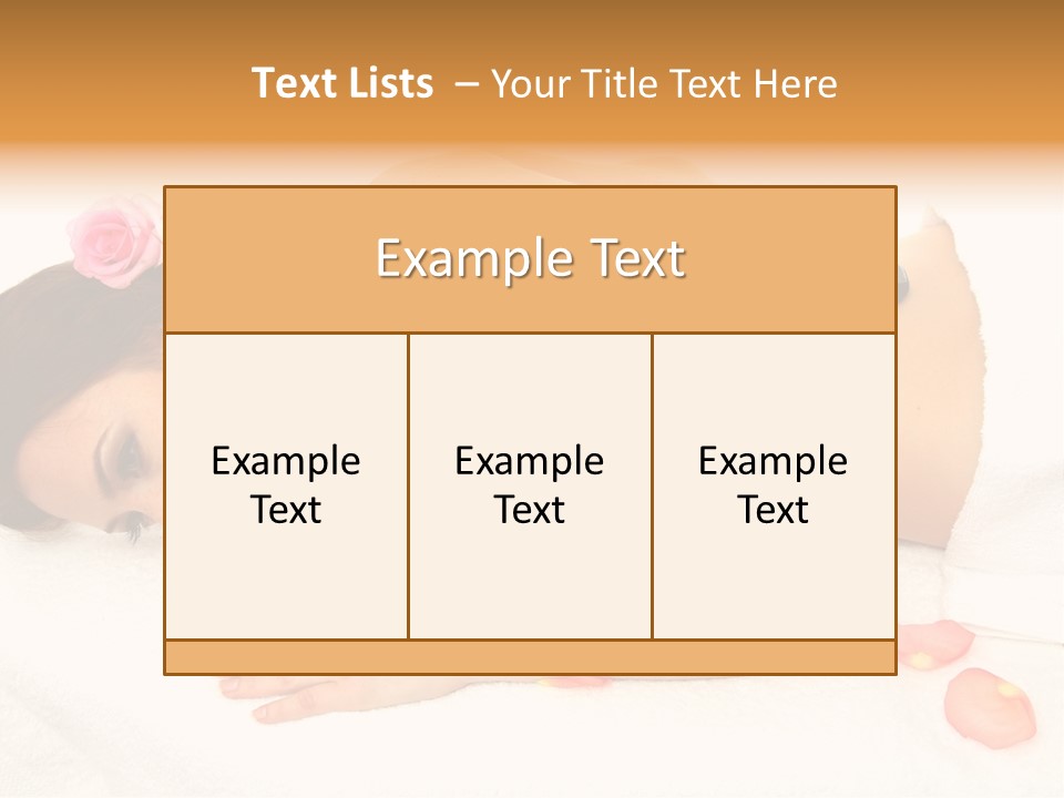 Health Lady Aroma PowerPoint Template