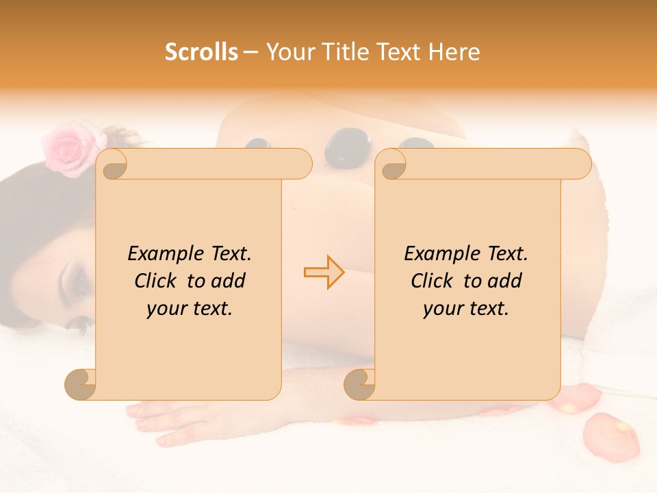 Health Lady Aroma PowerPoint Template