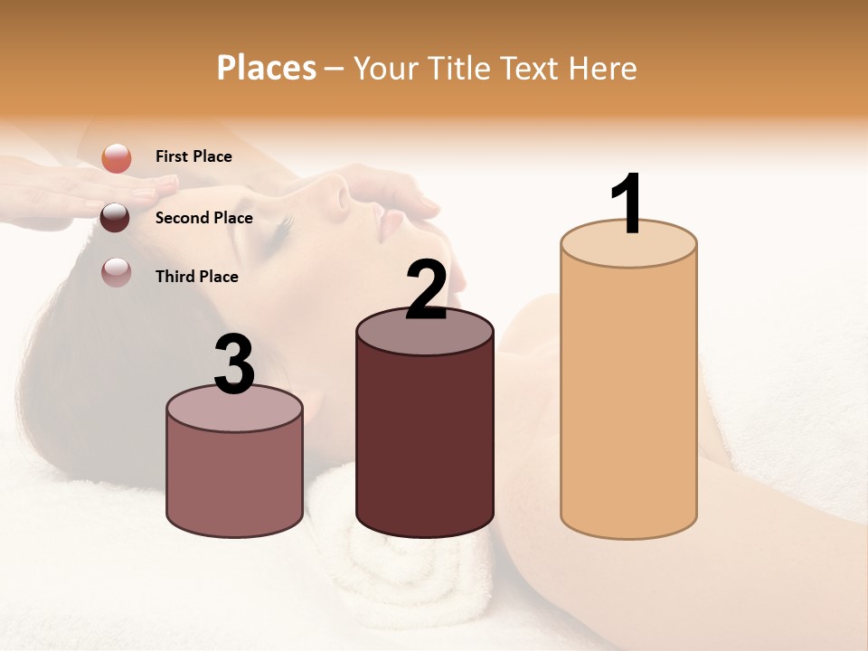 Massage Lady Human PowerPoint Template