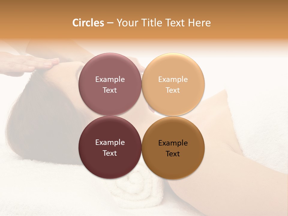 Massage Lady Human PowerPoint Template