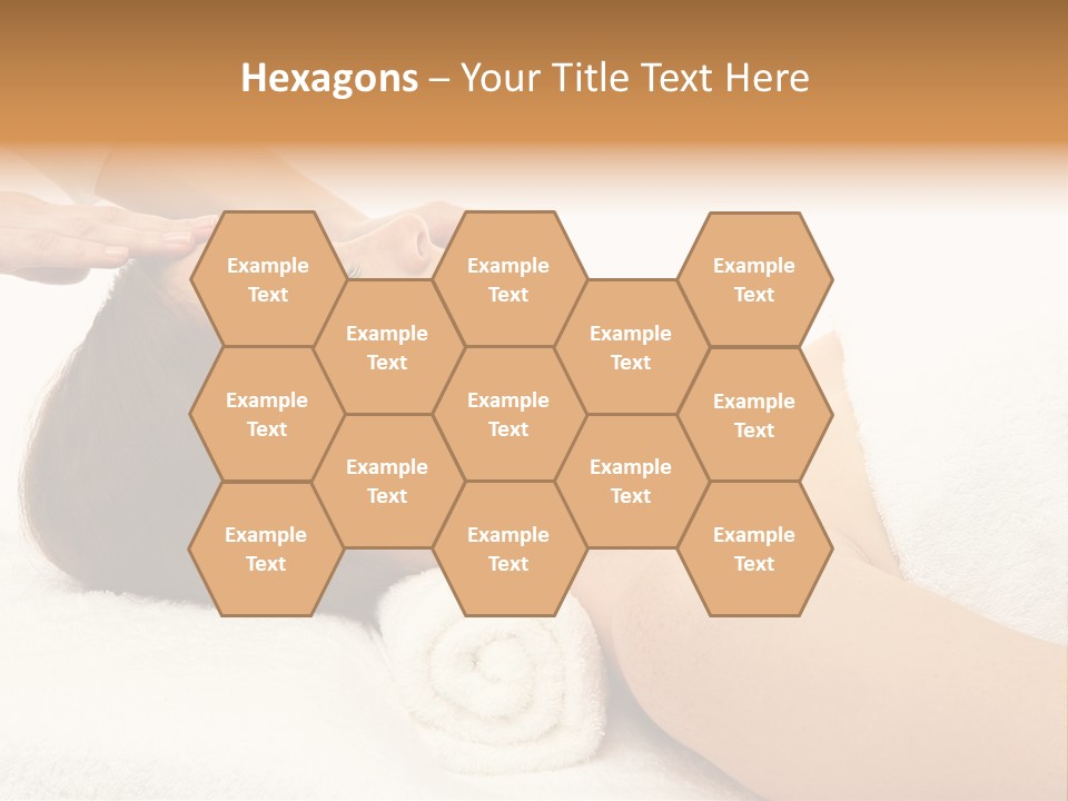 Massage Lady Human PowerPoint Template