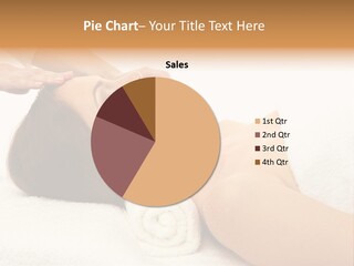 Massage Lady Human PowerPoint Template