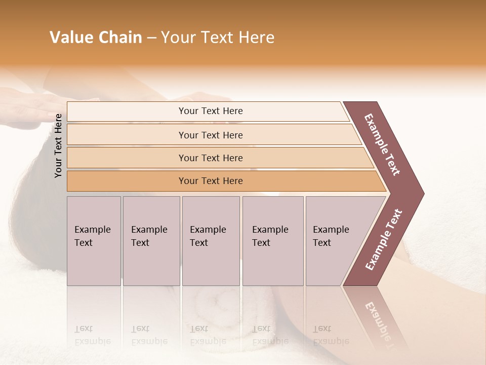 Massage Lady Human PowerPoint Template