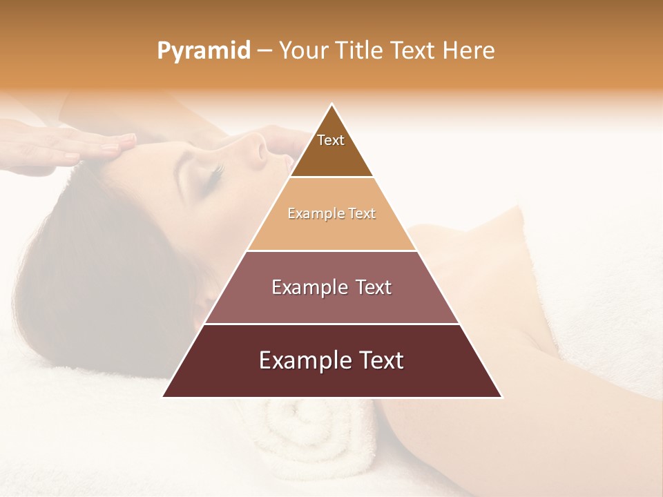 Massage Lady Human PowerPoint Template