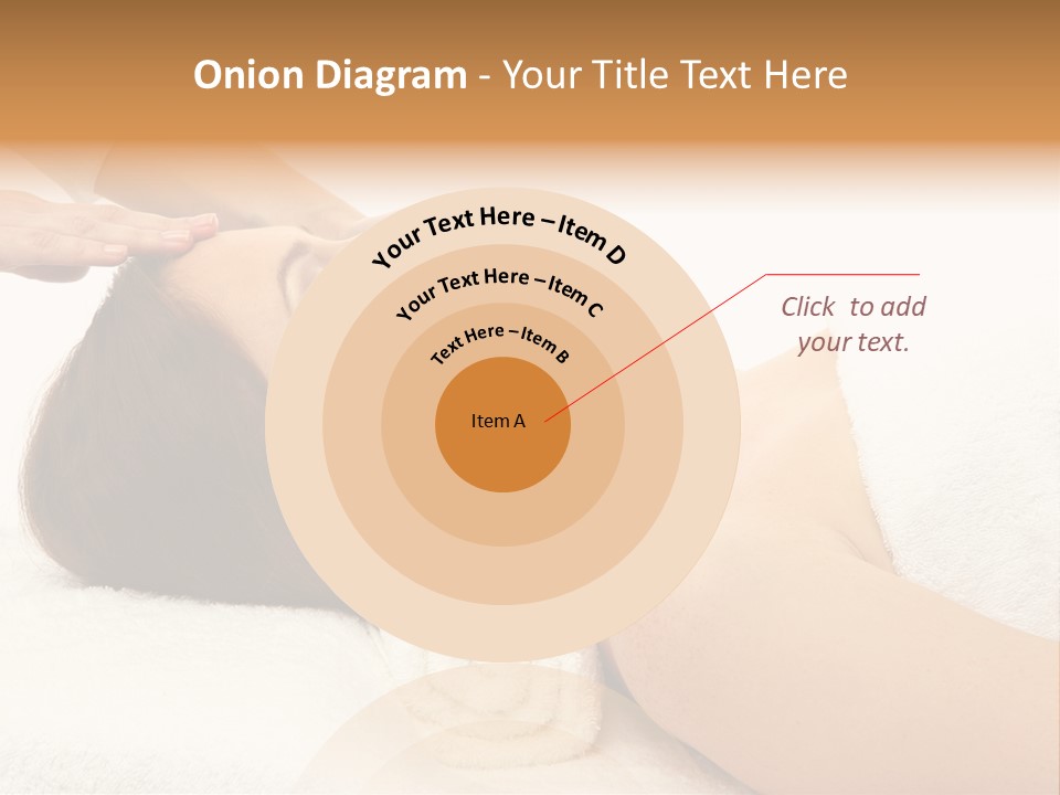 Massage Lady Human PowerPoint Template