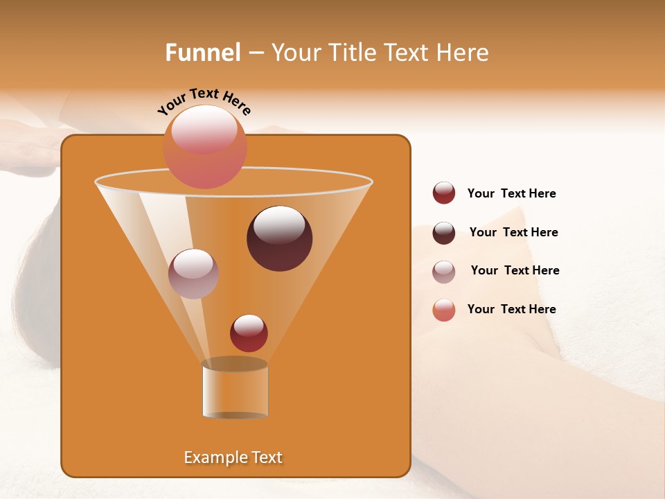 Massage Lady Human PowerPoint Template