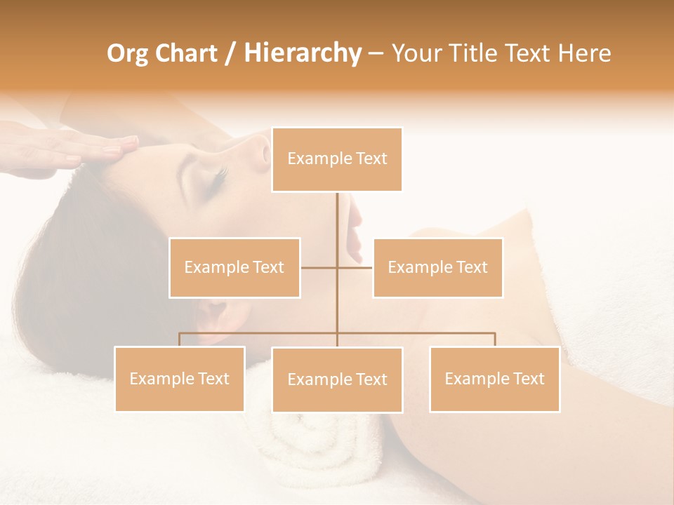 Massage Lady Human PowerPoint Template