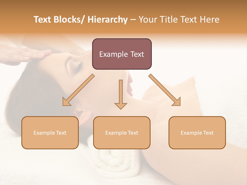 Massage Lady Human PowerPoint Template