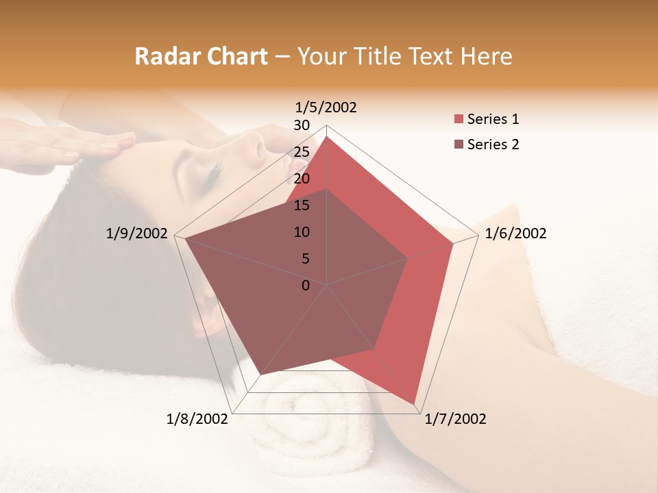 Massage Lady Human PowerPoint Template