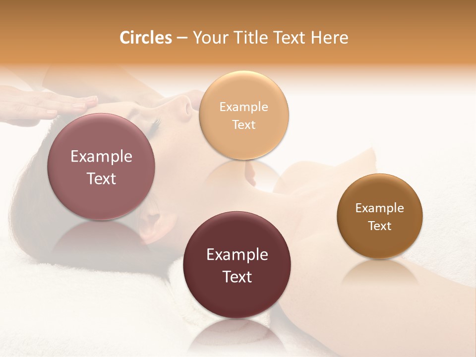 Massage Lady Human PowerPoint Template