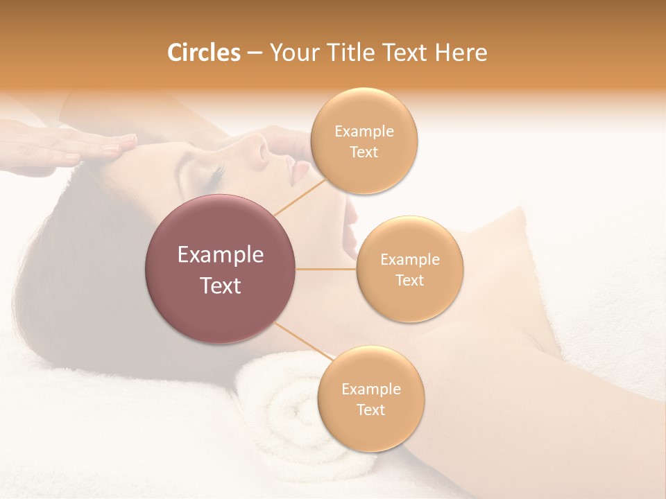 Massage Lady Human PowerPoint Template