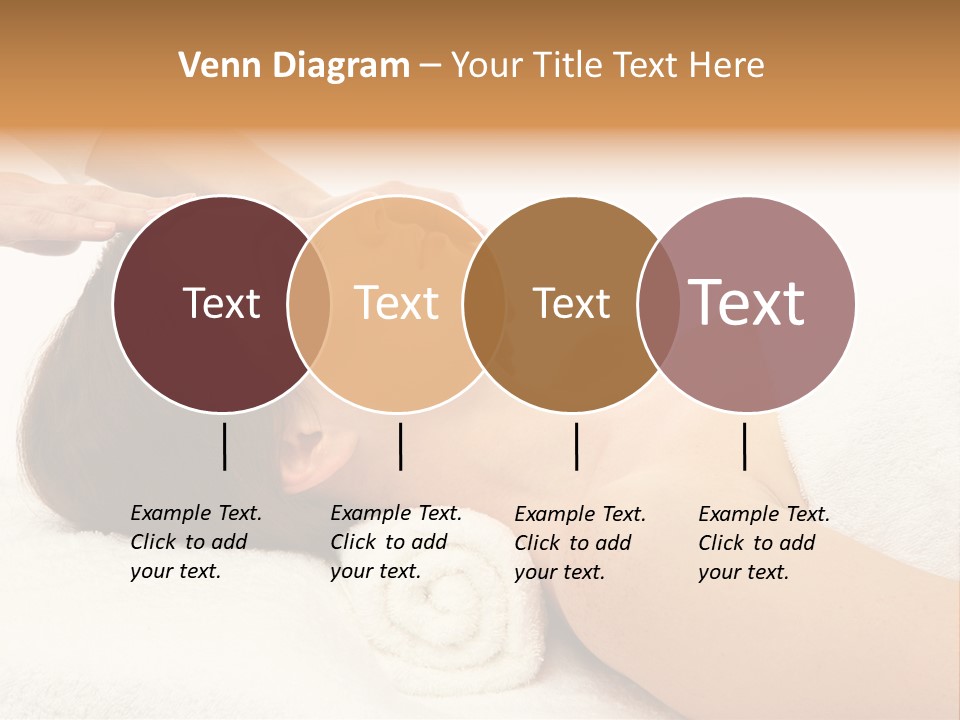 Massage Lady Human PowerPoint Template