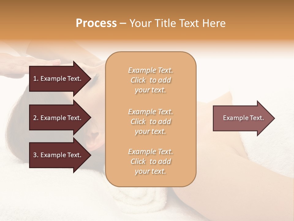 Massage Lady Human PowerPoint Template