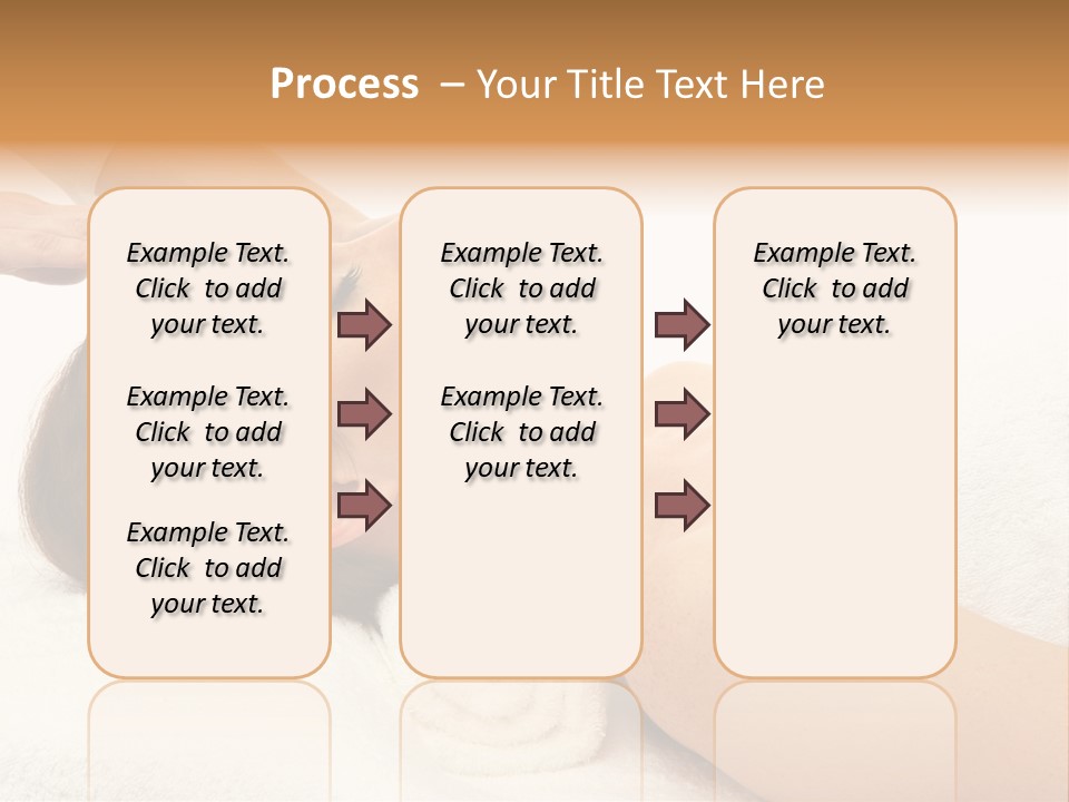 Massage Lady Human PowerPoint Template