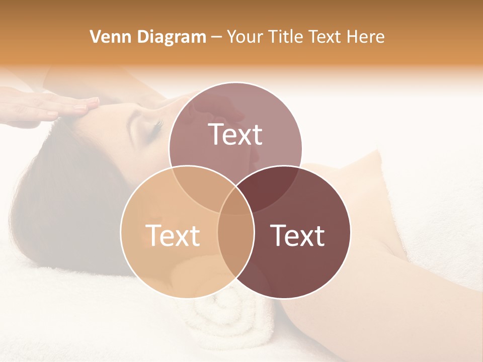 Massage Lady Human PowerPoint Template