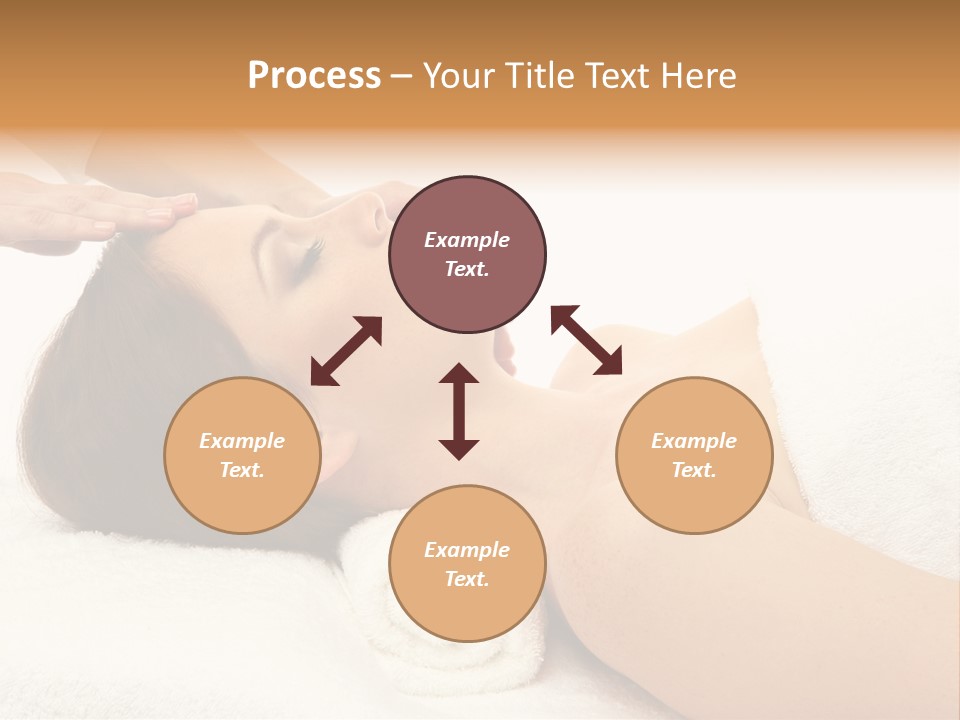 Massage Lady Human PowerPoint Template