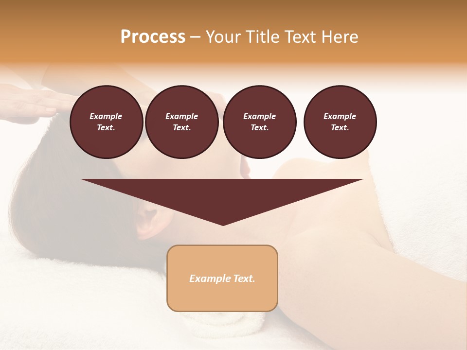 Massage Lady Human PowerPoint Template