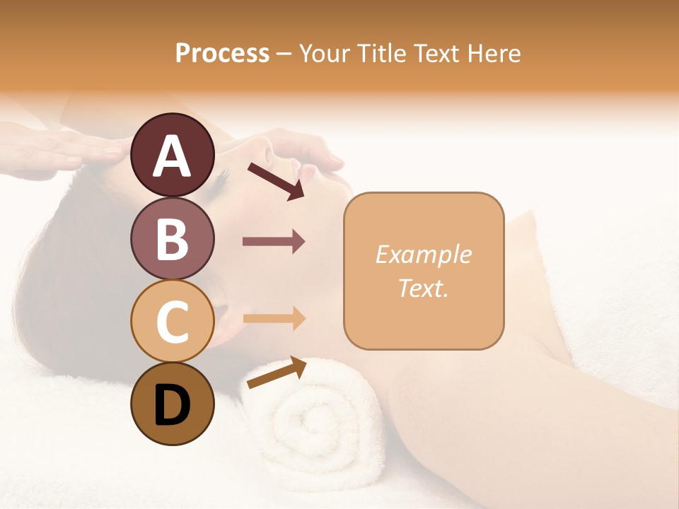 Massage Lady Human PowerPoint Template