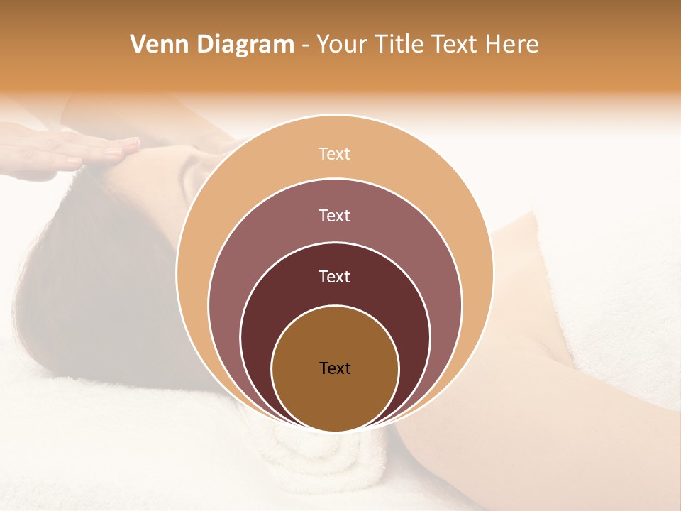 Massage Lady Human PowerPoint Template