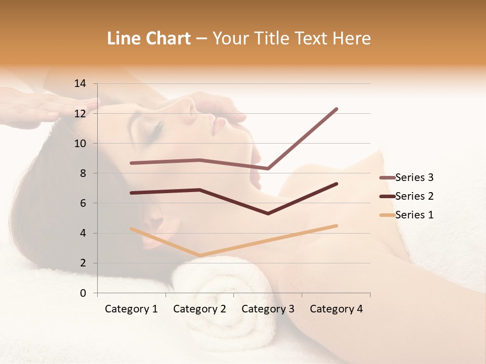 Massage Lady Human PowerPoint Template