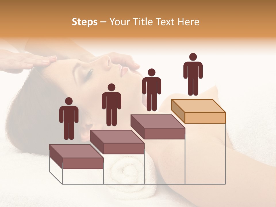 Massage Lady Human PowerPoint Template