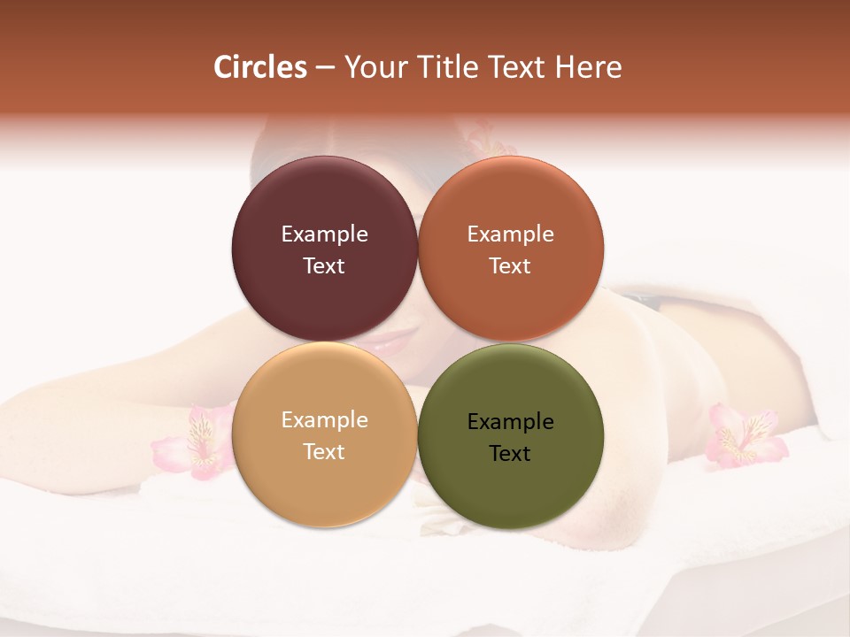 Skin Pink Flower PowerPoint Template