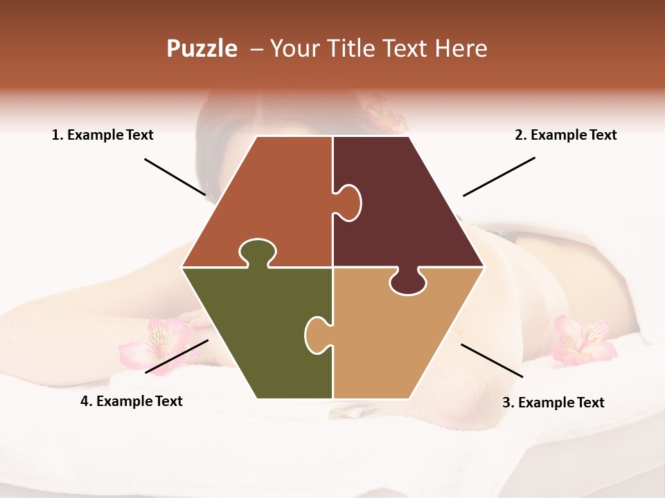 Skin Pink Flower PowerPoint Template