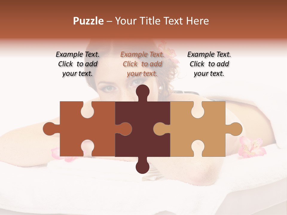 Skin Pink Flower PowerPoint Template